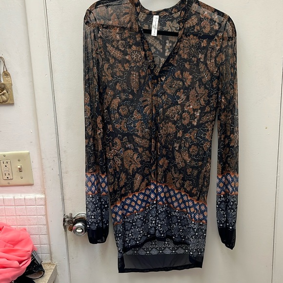 PerSeption Concept sheer mini dress size Medium - Picture 12 of 13